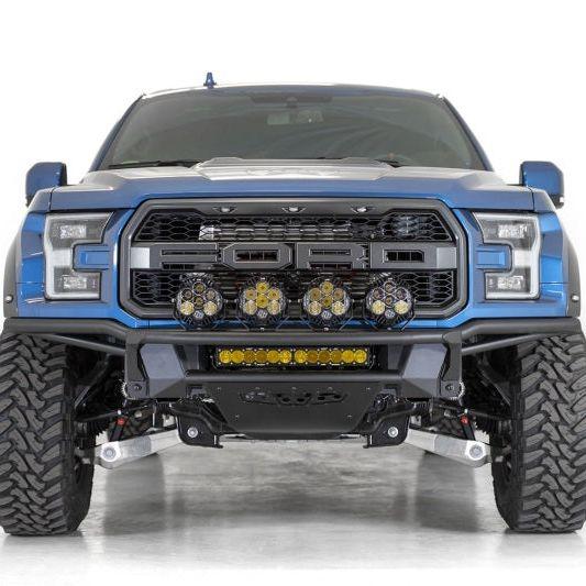 Addictive Desert Designs 17-20 Ford Raptor Pro Bolt-On Front Bumper - Hammer Black