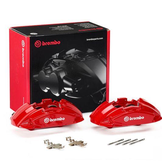 Brembo OE 2020 Mercedes-Benz E53 AMG/E63 AMG S/17 E300 Hydraulic Front X-Style Brake Calipers - Red