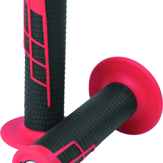 ProTaper Clamp-On 1/2 Waffle Grip - Red/Black