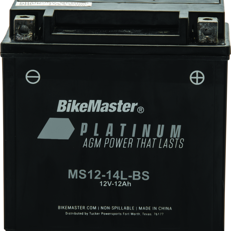 BikeMaster AGM Battery - MS12-14L-BS