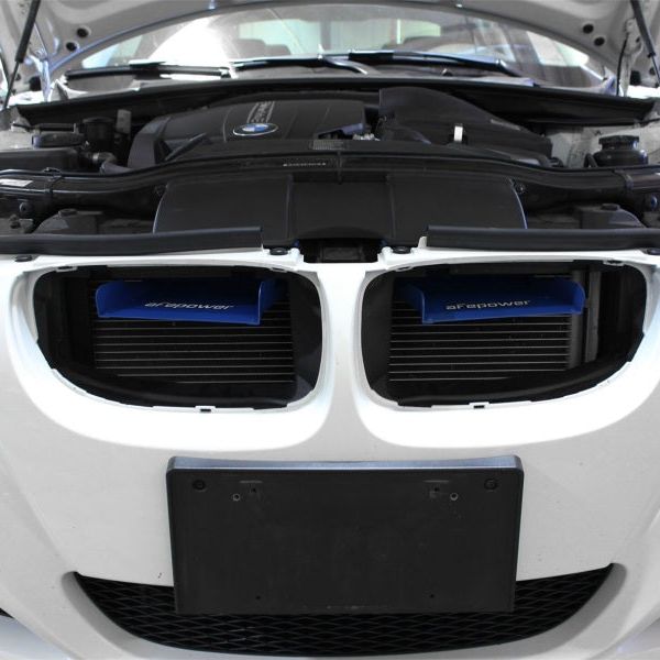 aFe MagnumFORCE Intakes Scoops AIS BMW 335i (E90/92/93) 07-13 L6-3.0L (Blue)-Cold Air Intakes-aFe-AFE54-11478-L-SMINKpower Performance Parts