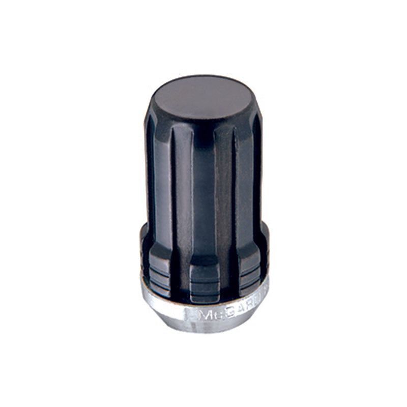 McGard SplineDrive Lug Nut (Cone Seat) M14X1.5 / 1.648in. Length (4-Pack) - Black (Req. Tool)-Lug Nuts-McGard-MCG65315BK-SMINKpower Performance Parts