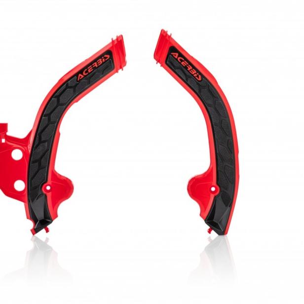 Acerbis 20-23 Beta RR 2T/4T Frame Guard X Grip - Red/Black-Plastics-Acerbis-ACB2801941018-SMINKpower Performance Parts