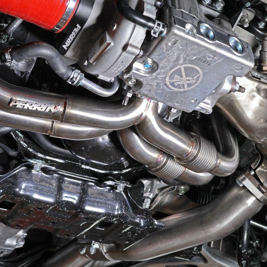 Perrin 22-24 Subaru WRX / 20-24 OBXT & Legacy XT / 19-24 Ascent Equal Length Header - Brushed SS