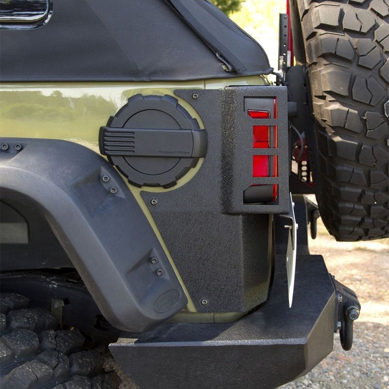 Rugged Ridge XHD Corner Guard Rear 07-18 Jeep Wrangler JKU 4 Door