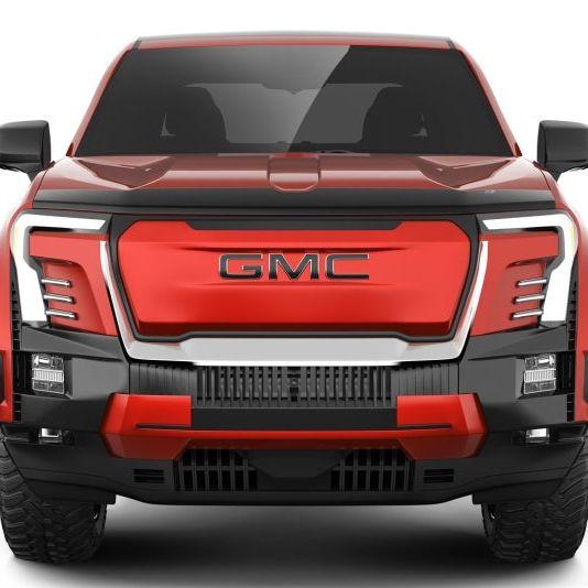 AVS 2024 GMC Sierra EV Aeroskin Low Profile Acrylic Hood Shield - Smoke