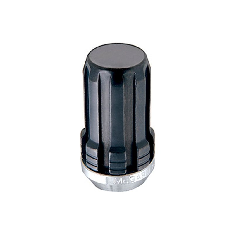 McGard SplineDrive Lug Nut (Cone Seat) M14X1.5 / 1.648in. Length (4-Pack) - Black (Req. Tool)-Lug Nuts-McGard-MCG65315BK-SMINKpower Performance Parts