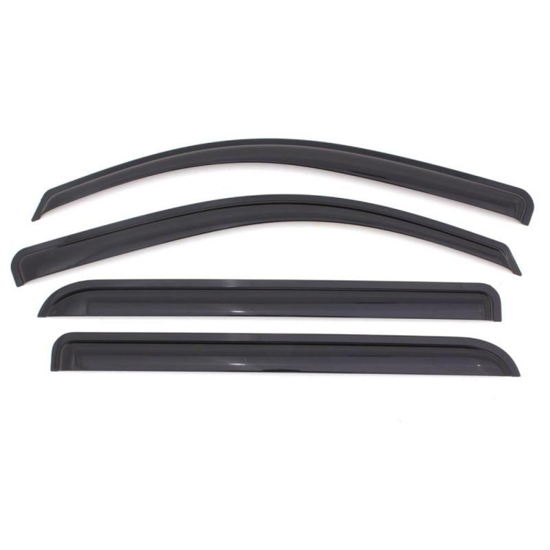 AVS 14-18 Mitsubishi Mirage Ventvisor Outside Mount Window Deflectors 4pc - Smoke