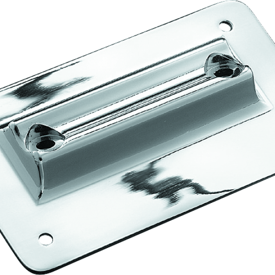 Kuryakyn Laydown License Plate Holder 97-08 Touring Chrome