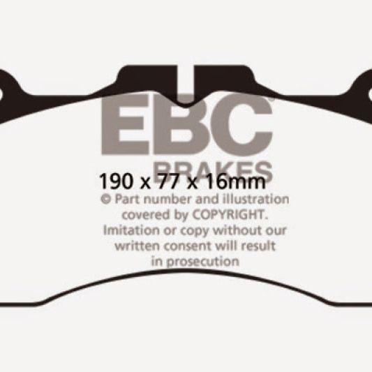 EBC 2016+ Lexus GS-F Bluestuff Front Brake Pads