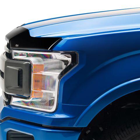 AVS 15-18 Ford F-150 Aeroskin Low Profile Acrylic Hood Shield - Smoke