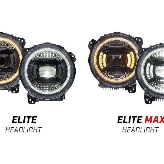 Diode Dynamics 18-23 Jeep JL Wrangler Elite Max LED Headlamps