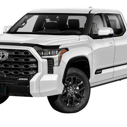 AVS 22-23 Toyota Tundra CC/CrewMax & 2023 Sequoia Aeroskin Low Profile Hood Shield - Smoke