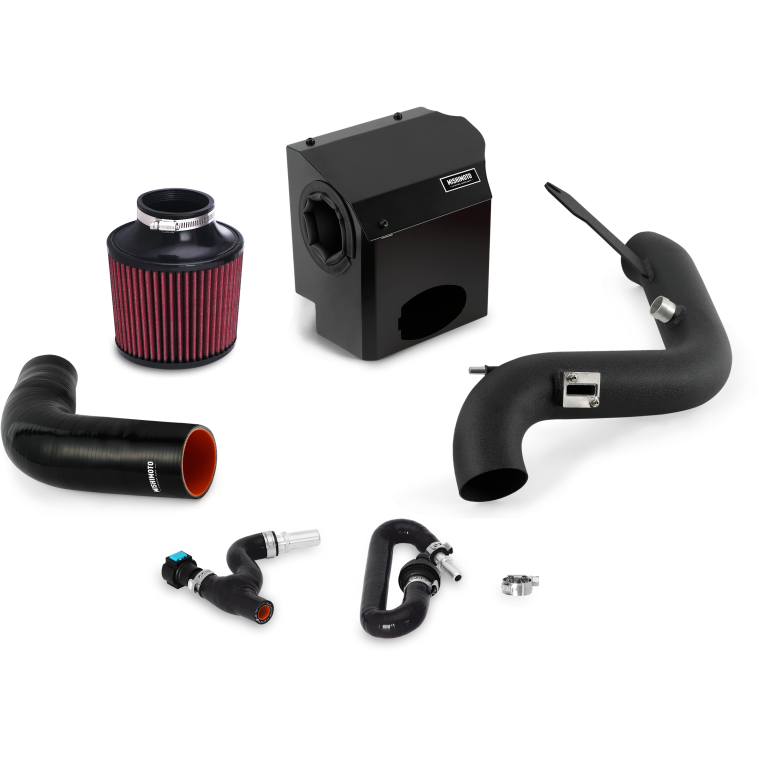 Mishimoto 2016 Ford Fiesta ST 1.6L Performance Air Intake Kit - Wrinkle Black-Cold Air Intakes-Mishimoto-MISMMAI-FIST-16WBK-SMINKpower Performance Parts