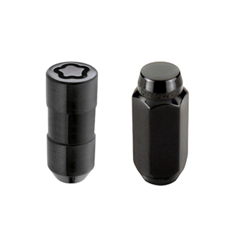 McGard 6 Lug Hex Install Kit w/Locks (Cone Seat Nut) M14X1.5 / 13/16 Hex / 1.945in. Length - Black-Lug Nuts-McGard-MCG84622-SMINKpower Performance Parts