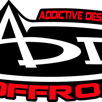 Addictive Desert Designs 1-5/16in Winch Fairlead Plate w/ Recessed Round End Hook - Black