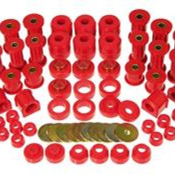 Prothane 87-96 Jeep Wrangler Total Kit - Red