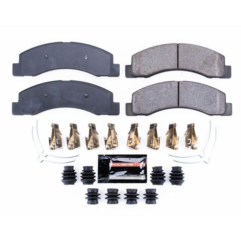 Power Stop 00-05 Ford Excursion Front Z23 Evolution Sport Brake Pads w/Hardware-Brake Pads - Performance-PowerStop-PSBZ23-756-SMINKpower Performance Parts