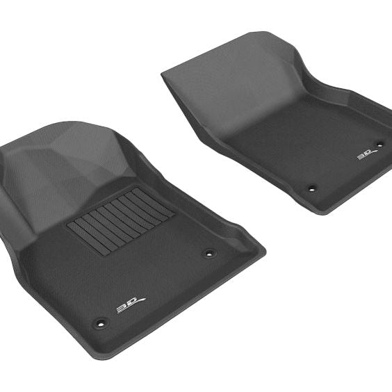 3D MAXpider 2011-2015 Chevrolet Cruze/Cruze Limited Kagu 1st Row Floormat - Black