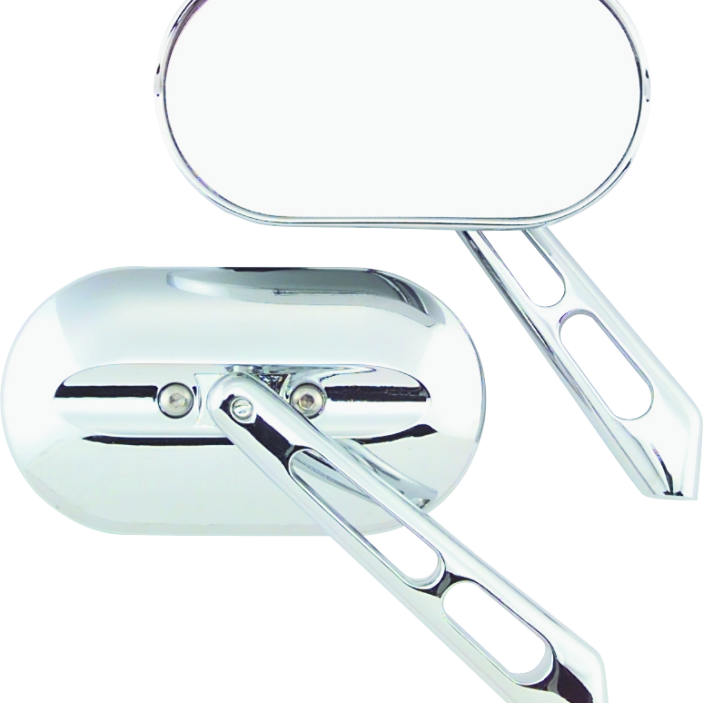 Kuryakyn Magnum Mirrors Small Flat Glass Chrome