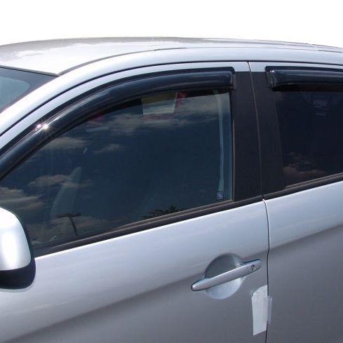 AVS 11-13 Mitsubishi Outlander Sport Ventvisor Outside Mount Window Deflectors 4pc - Smoke