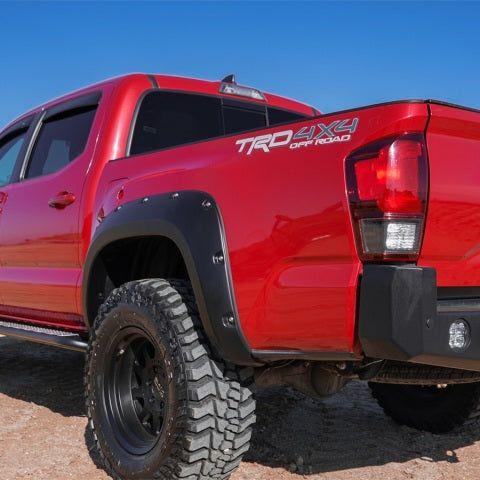 AVS 16-18 Toyota Tacoma Double Cab Ventvisor In-Channel Front & Rear Window Deflectors 4pc - Smoke