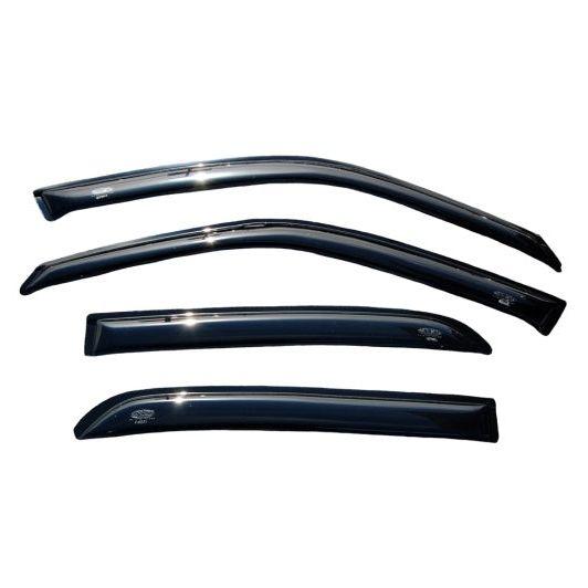 AVS 98-11 Ford Crown Victoria (Short Rears) Ventvisor Outside Mount Window Deflectors 4pc - Smoke