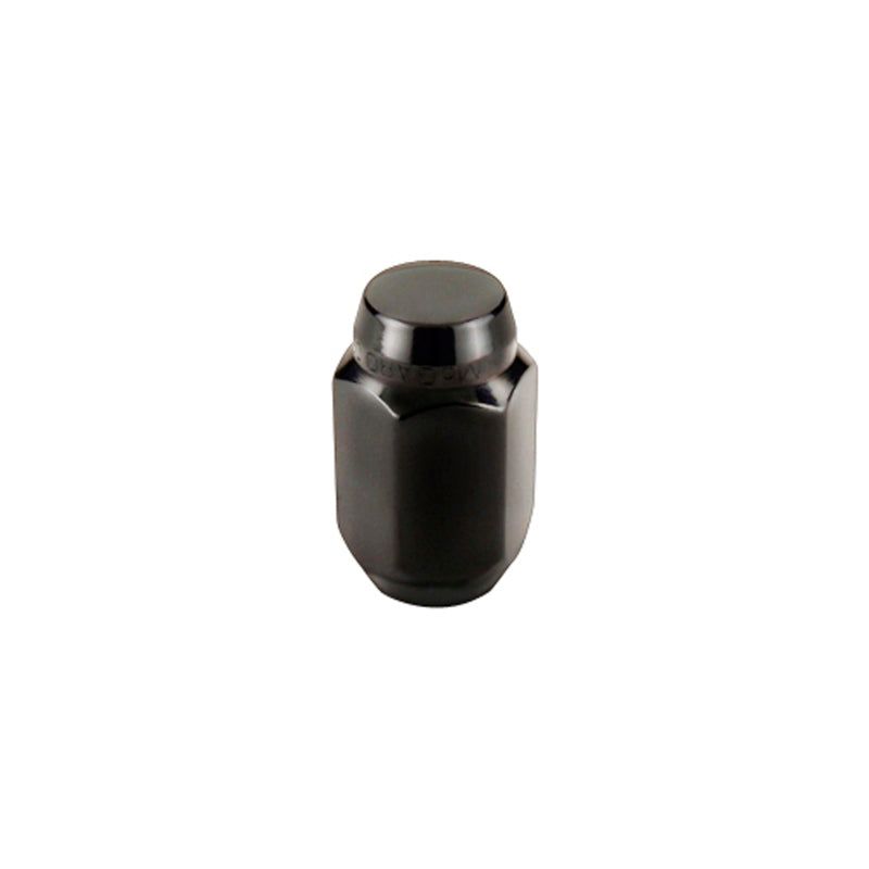McGard Hex Lug Nut (Cone Seat) M12X1.5 / 13/16 Hex / 1.5in. Length (4-pack) - Black-Lug Nuts-McGard-MCG64031-SMINKpower Performance Parts