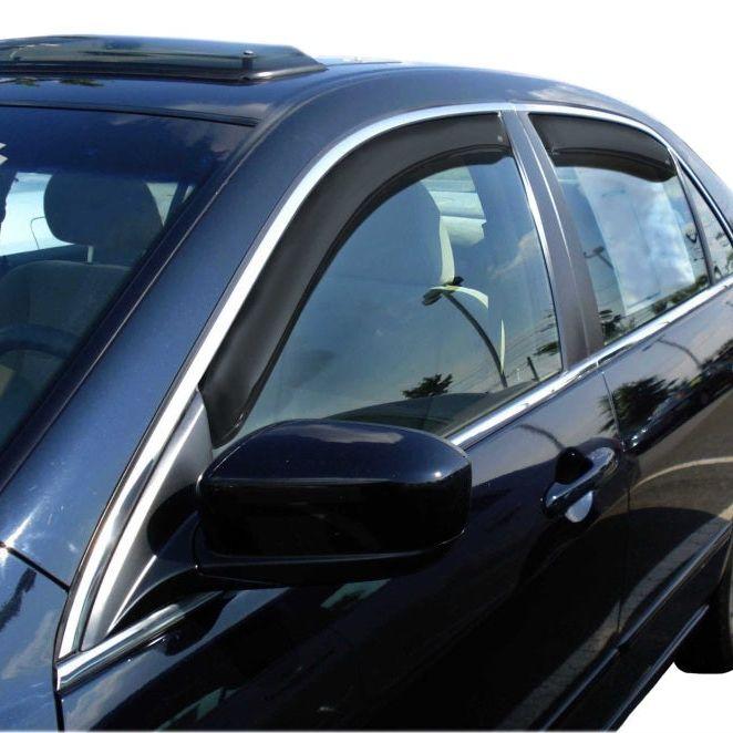 AVS 03-07 Honda Accord Ventvisor In-Channel Front & Rear Window Deflectors 4pc - Smoke