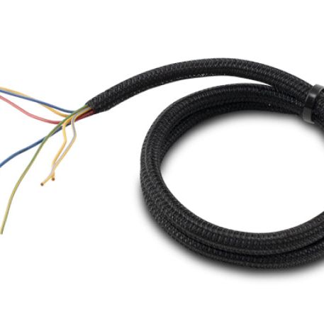 Vibrant 1/4in O.D. Flexible Split Sleeving (10 foot length) Black-Wire Loom-Vibrant-VIB25800-SMINKpower Performance Parts