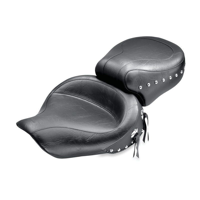 Mustang 91-05 Harley Dyna Wide Touring 1PC Seat - Black