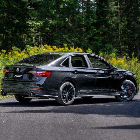 MBRP 2022 VW Jetta GLI 2.0 TSI 3in Cat Back T304 SS 2.5in Dual Split Rear w/ Carbon Fiber Tips