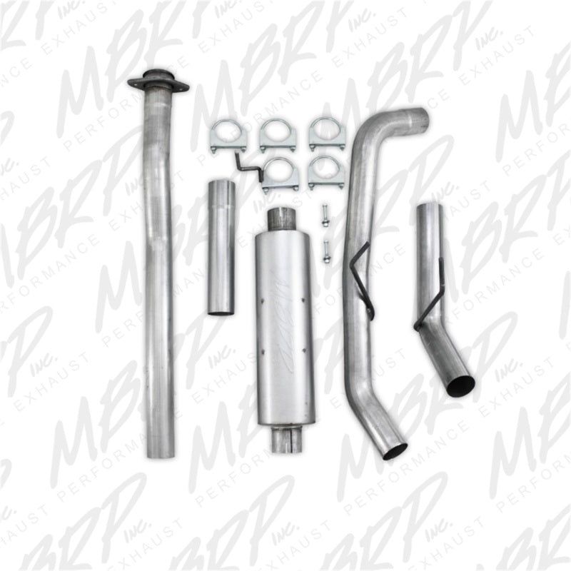 MBRP 2011-2014 Ford F150 V6 EcoBoost 3in Cat Back Single Side AL P Series Exhaust-Catback-MBRP-MBRPS5236P-SMINKpower Performance Parts