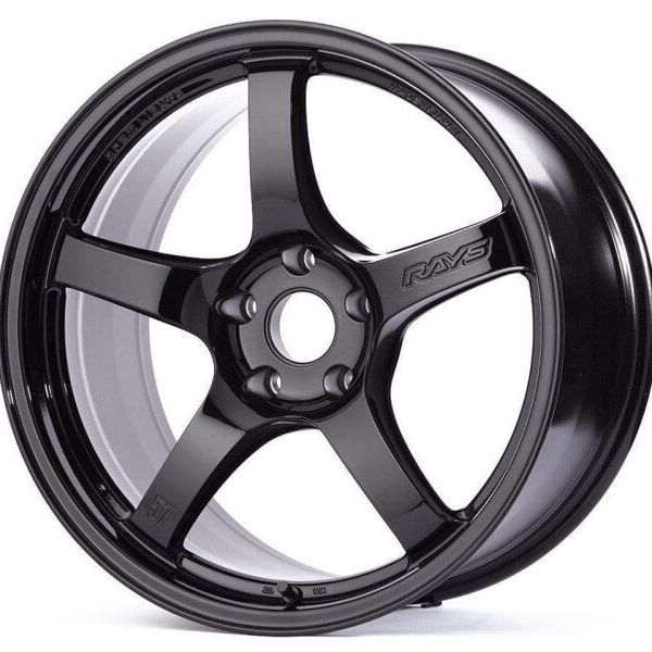 Gram Lights 57CR 18x9.5 +38 5-114.3 Glass Black Wheel (Min Order Qty Of 20)