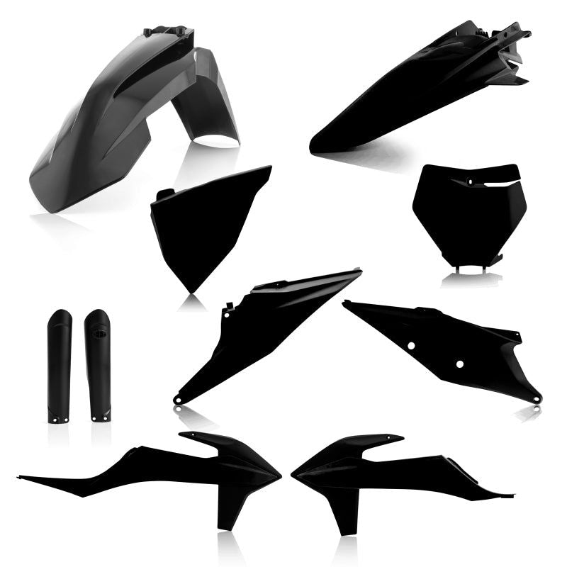 Acerbis 19-22 KTM 125-450 SX/ SX-F/ XC-F/ XC/ XC-tpi Full Plastic Kit - Black-Plastics-Acerbis-ACB2726490001-SMINKpower Performance Parts