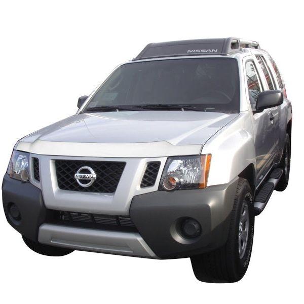 AVS 05-18 Nissan Frontier Aeroskin Low Profile Hood Shield - Chrome