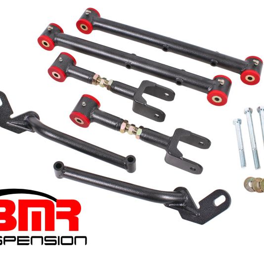 BMR 78-87 G-Body Adj. Rear Suspension Kit - Black Hammertone