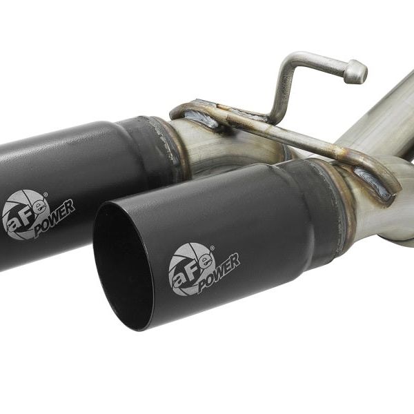 aFe Rebel Exhausts Cat-Back SS 16 Toyota Tacoma V6-3.5L w/ Black Tips-Catback-aFe-AFE49-46032-B-SMINKpower Performance Parts