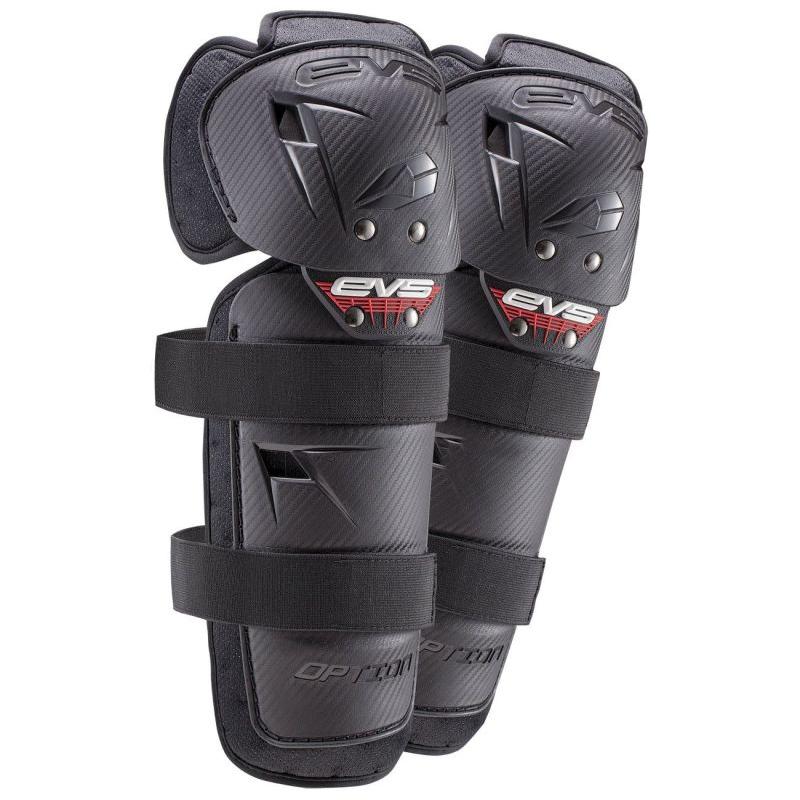 EVS Option Knee Guard Black - Adult-Body Protection-EVS-EVSOPTK16-BK-A-SMINKpower Performance Parts