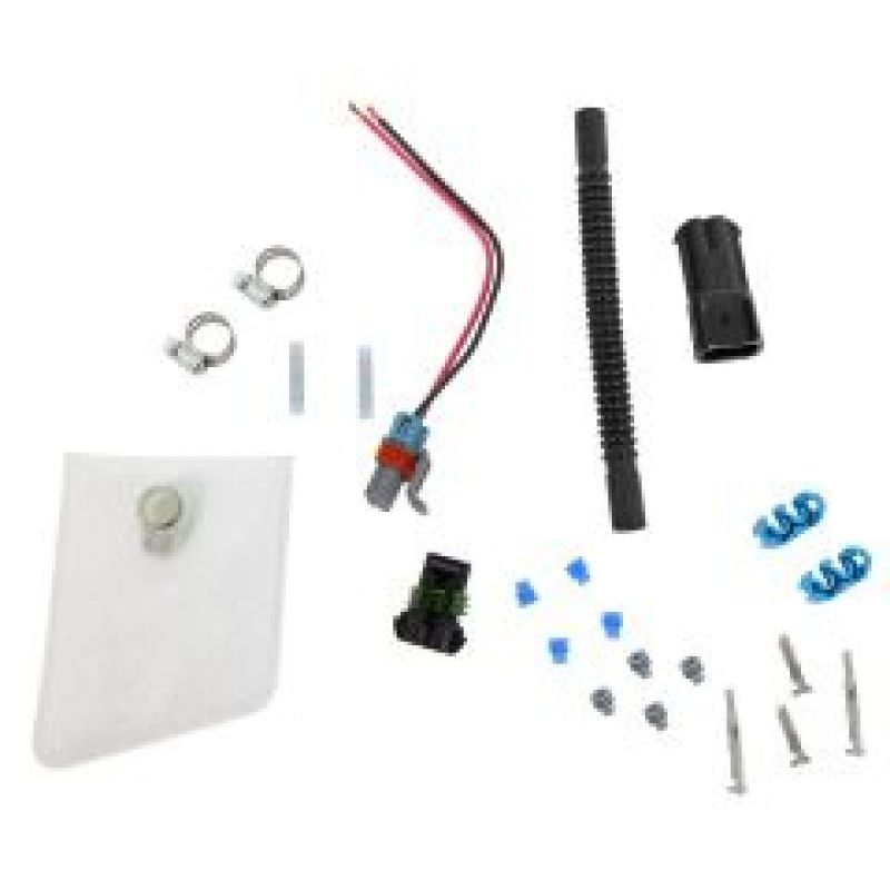 Walbro Universal Installation Kit: Fuel Filter/Wiring Harness/Fuel Line for F90000267 E85 Pump-Fuel Pump Fitment Kits-Walbro-WAL 400-1168-SMINKpower Performance Parts