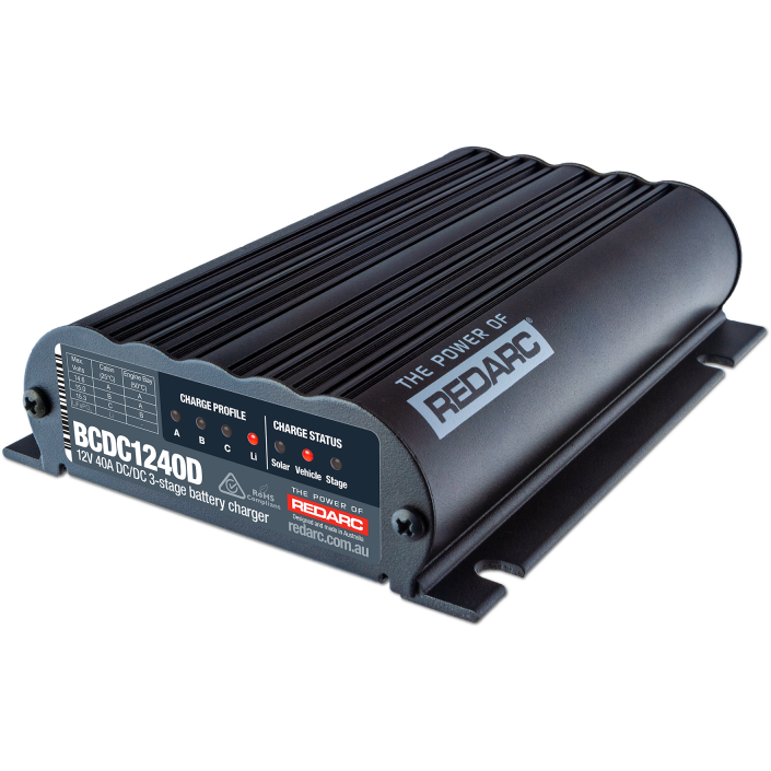 REDARC DC/DC Dual Input In-Vehicle Battery Charger - 12V 40A