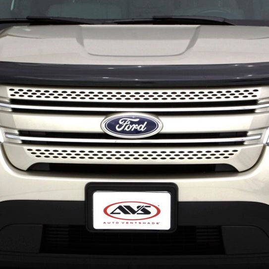 AVS 11-15 Ford Explorer (Excl. Sport Model) High Profile Bugflector II Hood Shield - Smoke