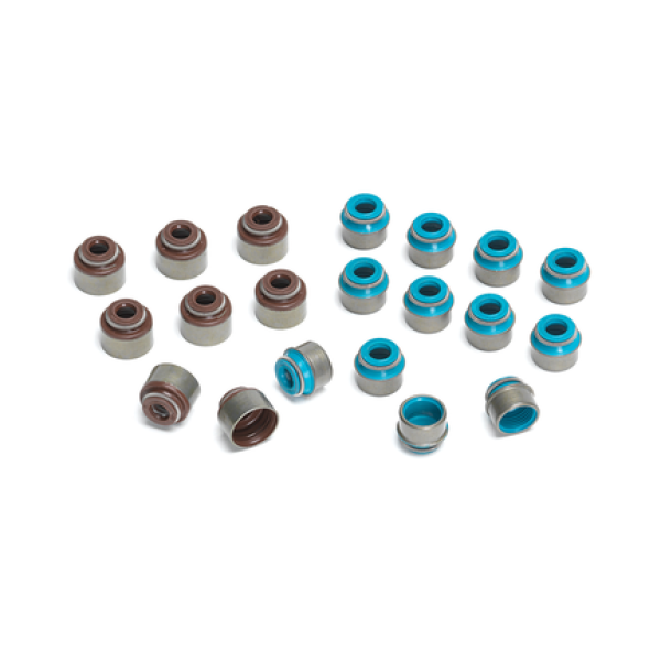 Supertech Nissan 6mm Viton Exhaust Valve Stem Seal - Set of 8