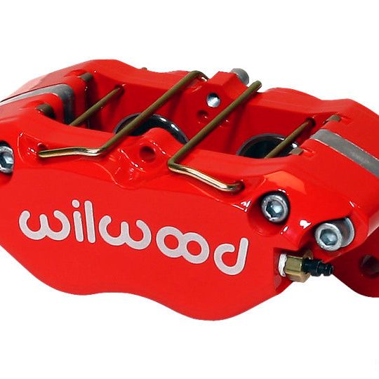 Wilwood Caliper-Dynapro 5.25in Mount - Red 1.38in Pistons .81in Disc-Brake Calipers - Perf-Wilwood-WIL120-9703-RD-SMINKpower Performance Parts