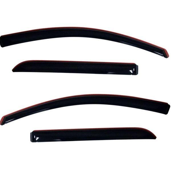 AVS 07-16 GMC Acadia Ventvisor In-Channel Front & Rear Window Deflectors 4pc - Smoke