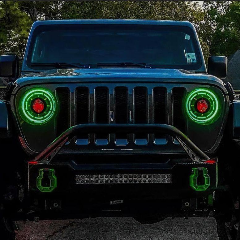 Oracle Oculus Bi-LED Projector Headlights for Jeep JL/Gladiator JT - w/ Simple Cntrl SEE WARRANTY