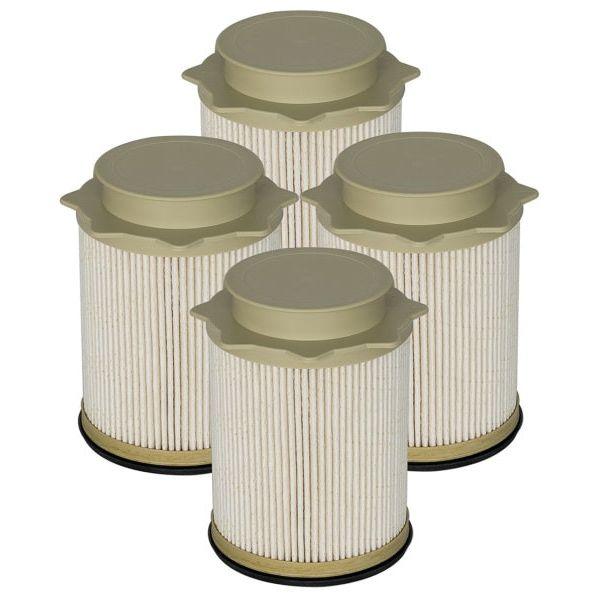 aFe ProGuard D2 Fuel Filter (4 Pack) 10-16 Dodge RAM Diesel Trucks 6.7L (td)