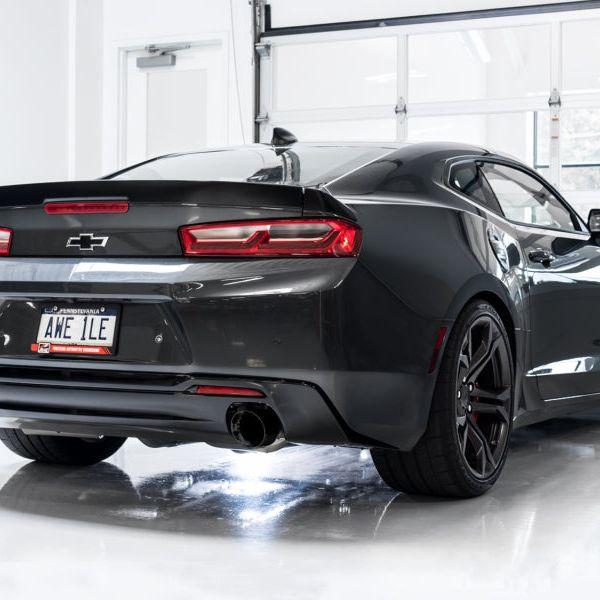 AWE Tuning 16-19 Chevrolet Camaro SS Axle-back Exhaust - Track Edition (Diamond Black Tips)