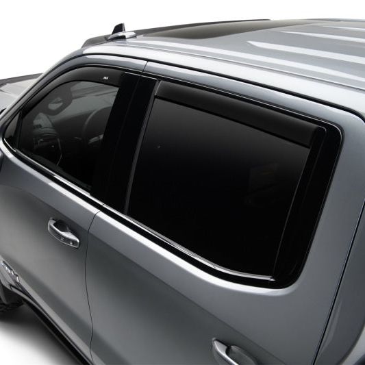 AVS 16-18 Toyota Tacoma Double Cab Ventvisor In-Channel Window Deflectors 4pc - Matte Black