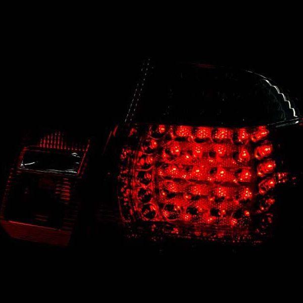 ANZO 1999-2001 BMW 3 Series E46 LED Taillights Red/Clear 4pc